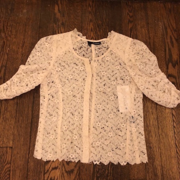 The Kooples Tops - Kooples Exquisite White Lace Top Jacket 38 XS 0 2